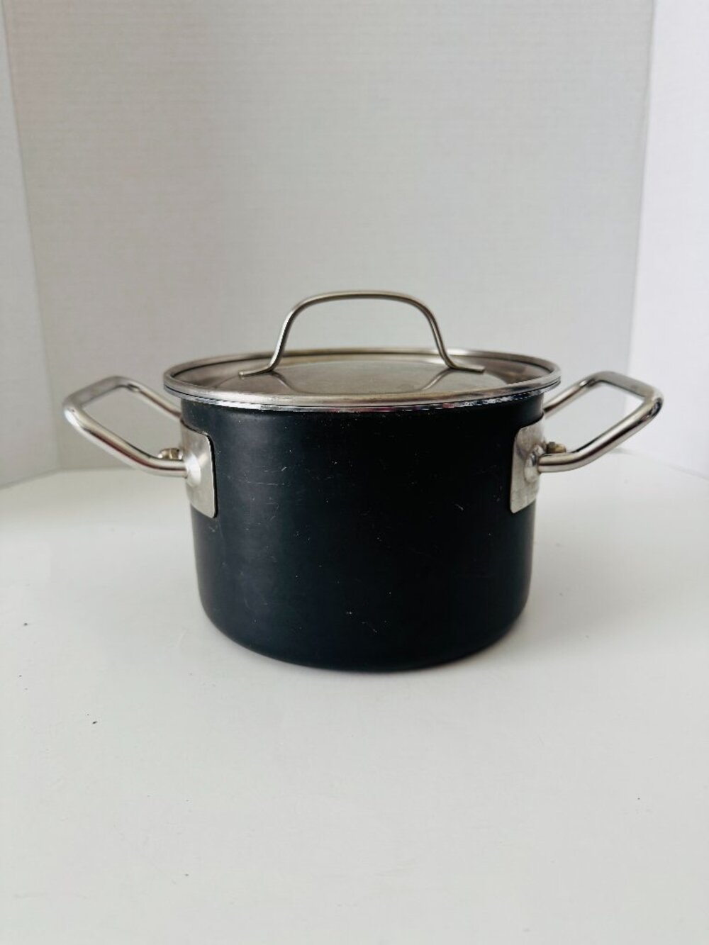 Fissler Vintage Small Stockpot Coronal 18/10 Stainless Steel Enamel Coated Pre 1
